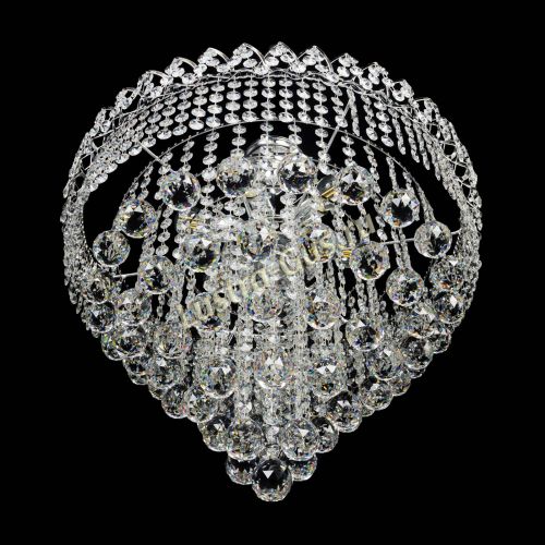 Люстра Капель Пирамида Шар 40 с подвесом в Сочи Гусь Хрустальный