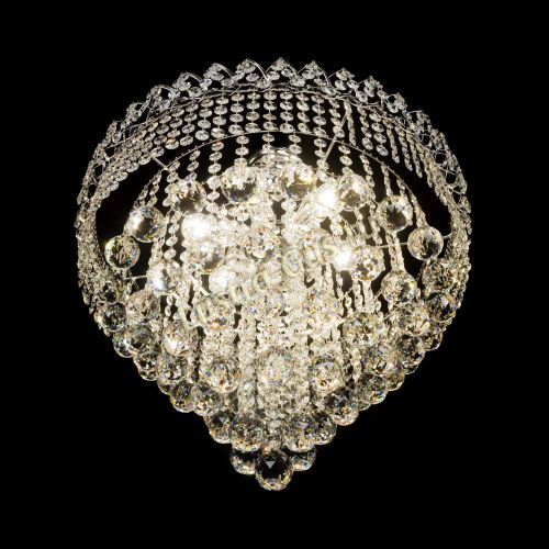 Люстра Капель Пирамида Шар 40 с подвесом в Сочи Гусь Хрустальный