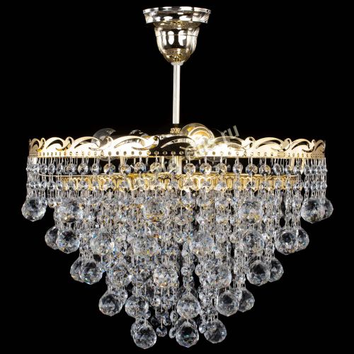 Люстра Капель Шар 30мм с подвесом в Сочи Гусь Хрустальный