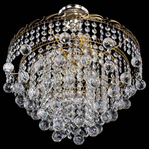 Люстра Капель Шар 30мм с подвесом в Сочи Гусь Хрустальный