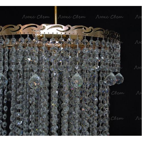 Люстра Капель Винтаж 3 лампы подвесная в Сочи Гусь Хрустальный