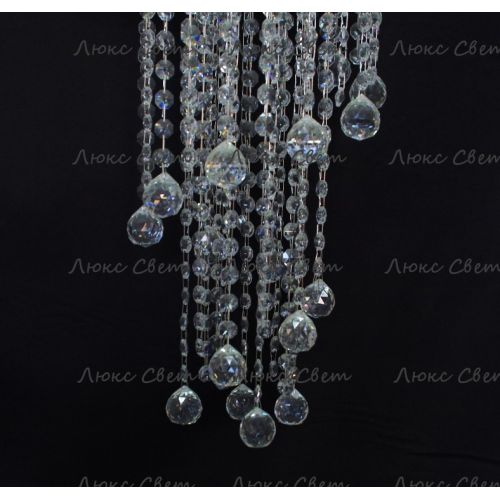 Люстра Капель Винтаж 3 лампы подвесная в Сочи Гусь Хрустальный