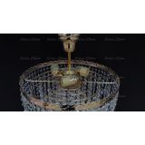 Люстра Капель Винтаж 3 лампы подвесная в Сочи