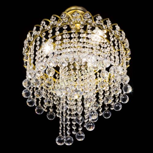 Люстра Капель Водоворот под бронзу шар 30 в Сочи Гусь Хрустальный