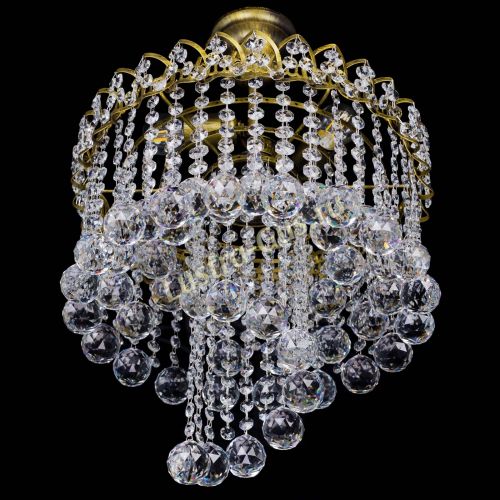 Люстра Капель Водоворот под бронзу шар 40 в Сочи Гусь Хрустальный