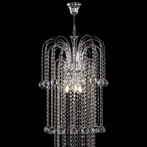 Люстра Каскад длинный в Сочи Гусь Хрустальный