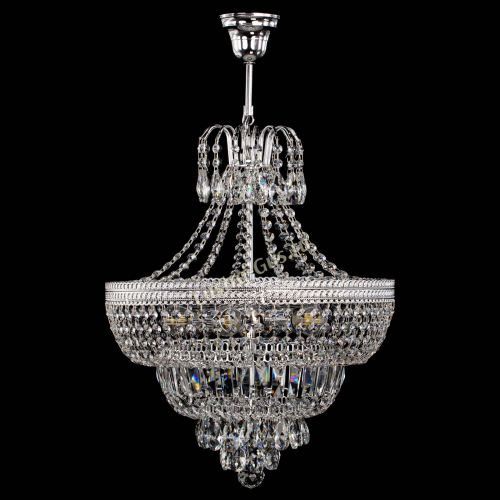 Люстра Каскад Флоренция №5 с подвесом в Сочи Гусь Хрустальный