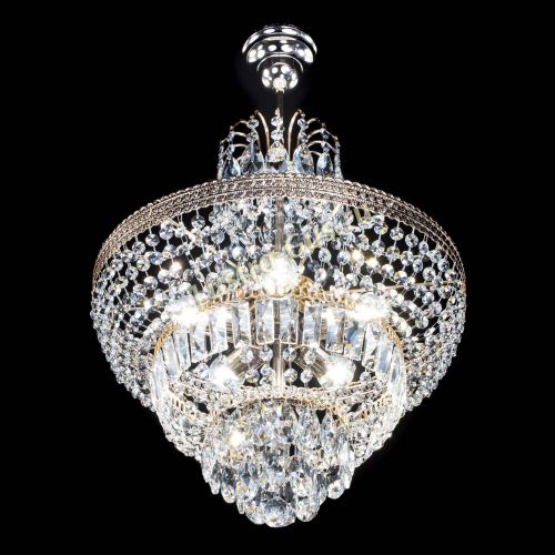 Люстра Каскад Флоренция №5 с подвесом в Сочи Гусь Хрустальный