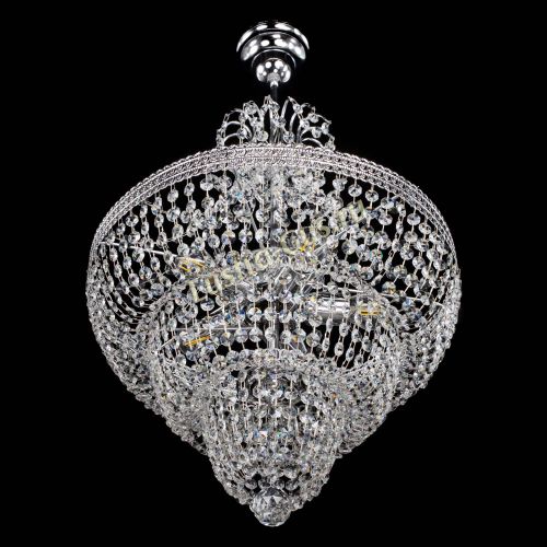 Люстра Каскад Флоренция обтикон №5 с подвесом в Сочи Гусь Хрустальный