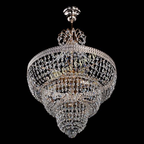 Люстра Каскад Флоренция обтикон №5 с подвесом в Сочи Гусь Хрустальный