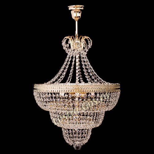 Люстра Каскад Флоренция обтикон №5 с подвесом в Сочи Гусь Хрустальный