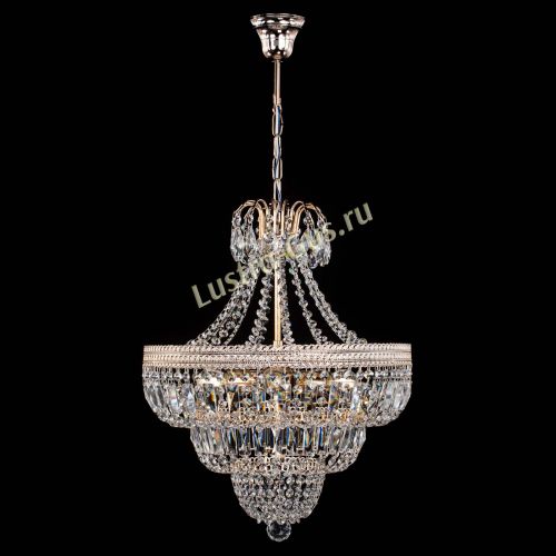 Люстра Каскад Флоренция обтикон №5 удлиненная в Сочи Гусь Хрустальный