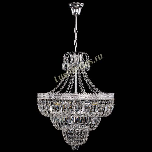 Люстра Каскад Флоренция обтикон №5 удлиненная в Сочи Гусь Хрустальный