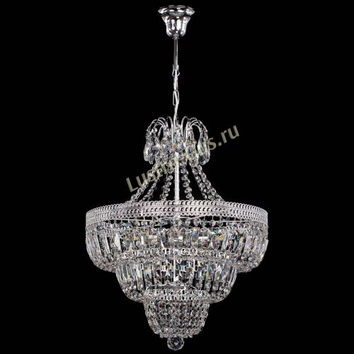 Люстра Каскад Флоренция обтикон №5 удлиненная в Сочи Гусь Хрустальный