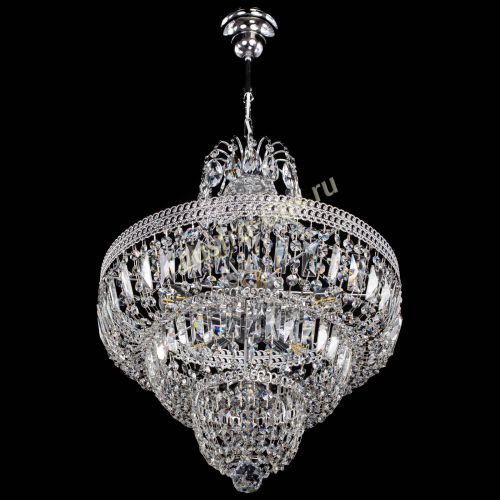 Люстра Каскад Флоренция обтикон №5 удлиненная в Сочи Гусь Хрустальный