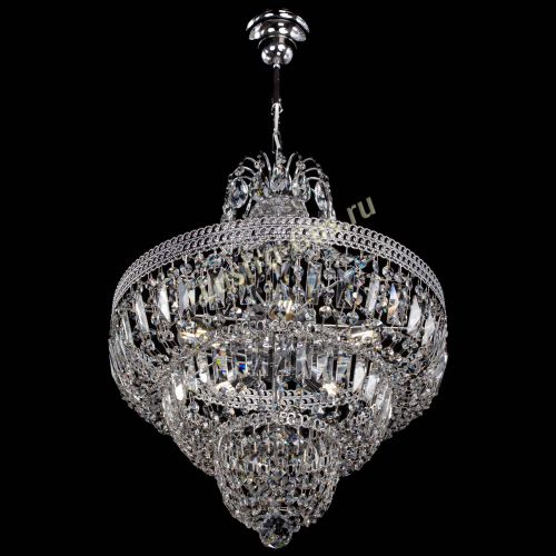 Люстра Каскад Флоренция обтикон №5 удлиненная в Сочи Гусь Хрустальный