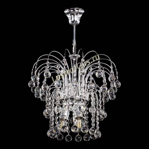 Люстра Каскад Шар №2 в Сочи Гусь Хрустальный