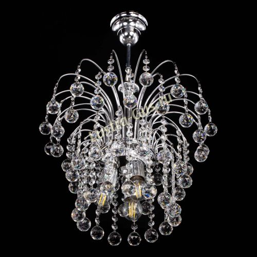 Люстра Каскад Шар №2 в Сочи Гусь Хрустальный