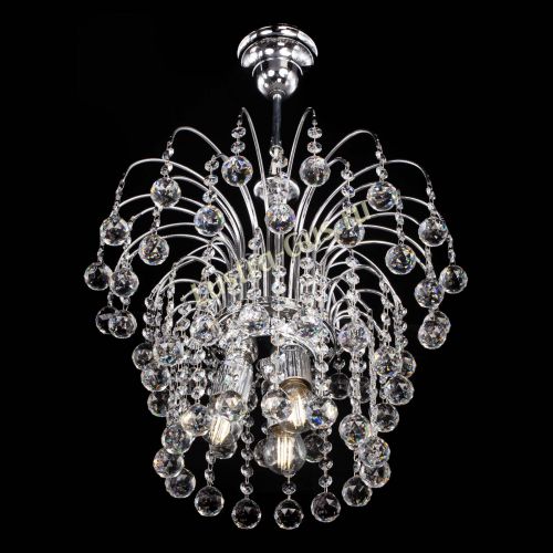 Люстра Каскад Шар №2 в Сочи Гусь Хрустальный