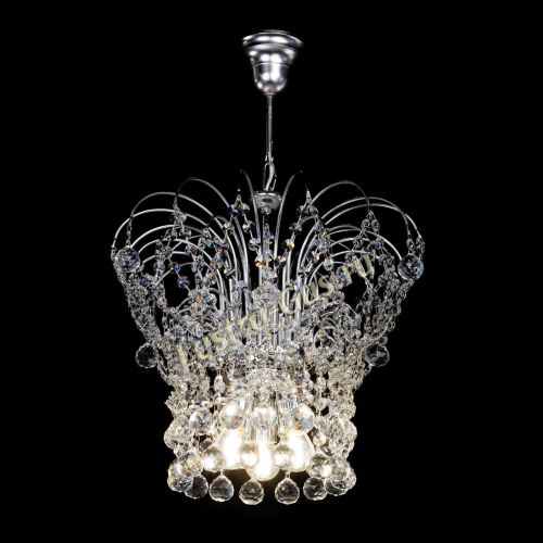 Люстра Каскад Шар №3 в Сочи Гусь Хрустальный