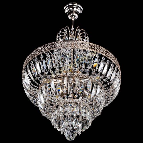 Люстра Каскад Венеция №5 с подвесом в Сочи Гусь Хрустальный