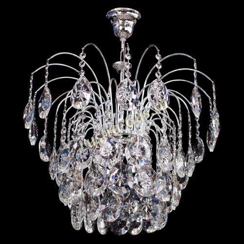 Люстра Каскад Звезда в Сочи Гусь Хрустальный