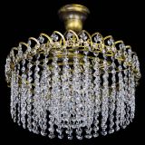 Люстра Хрустальная капель №3 под бронзу в Сочи