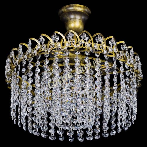 Люстра Хрустальная капель №3 под бронзу в Сочи Гусь Хрустальный