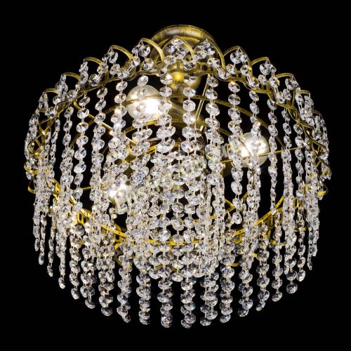 Люстра Хрустальная капель №3 под бронзу в Сочи Гусь Хрустальный