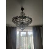 Люстра Хрустальный Каскад №8 с подвесом под бронзу в Сочи