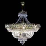 Люстра Хрустальный Каскад №8 с подвесом под бронзу в Сочи