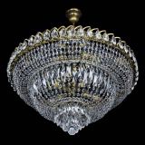 Люстра Хрустальный Каскад №8 с подвесом под бронзу в Сочи