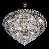 Люстра Хрустальный Каскад №8 с подвесом под бронзу в Сочи