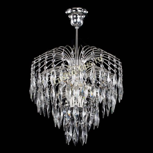 Люстра Хрустальные брызги камень Перо в Сочи Гусь Хрустальный