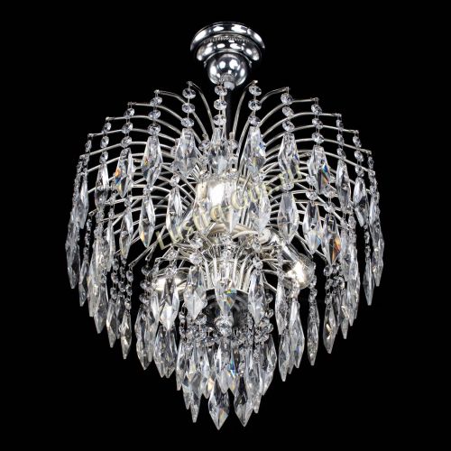 Люстра Хрустальные брызги камень Перо в Сочи Гусь Хрустальный