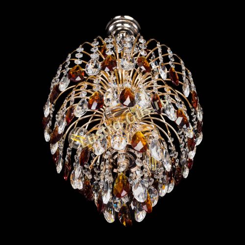 Люстра Хрустальные брызги с подвесом журавлик чайная в Сочи Гусь Хрустальный