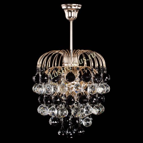Люстра Хрустальные брызги шар 40 мм черная в Сочи Гусь Хрустальный