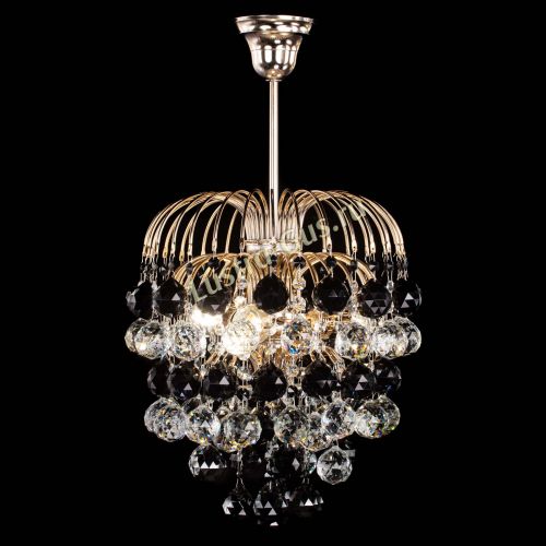 Люстра Хрустальные брызги шар 40 мм черная в Сочи Гусь Хрустальный