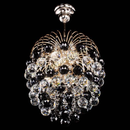 Люстра Хрустальные брызги шар 40 мм черная в Сочи Гусь Хрустальный