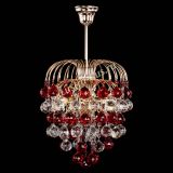 Люстра Хрустальные брызги шар 40 мм красная в Сочи