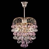 Люстра Хрустальные брызги шар 40 мм розовая в Сочи