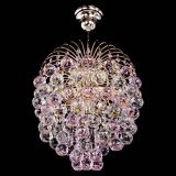 Люстра Хрустальные брызги шар 40 мм розовая в Сочи