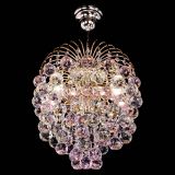 Люстра Хрустальные брызги шар 40 мм розовая в Сочи