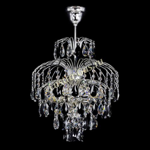 Люстра Хрустальные брызги Журавлик черный в Сочи Гусь Хрустальный