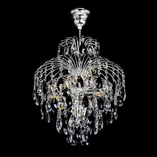 Люстра Хрустальные брызги Журавлик черный в Сочи Гусь Хрустальный