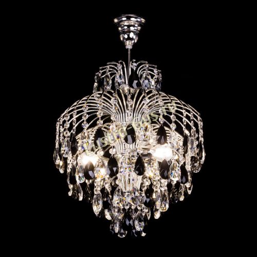 Люстра Хрустальные брызги Журавлик черный в Сочи Гусь Хрустальный