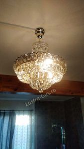 Люстра Кольцо Классика Пластинка с подвесом в Сочи отзыв и фото покупателя