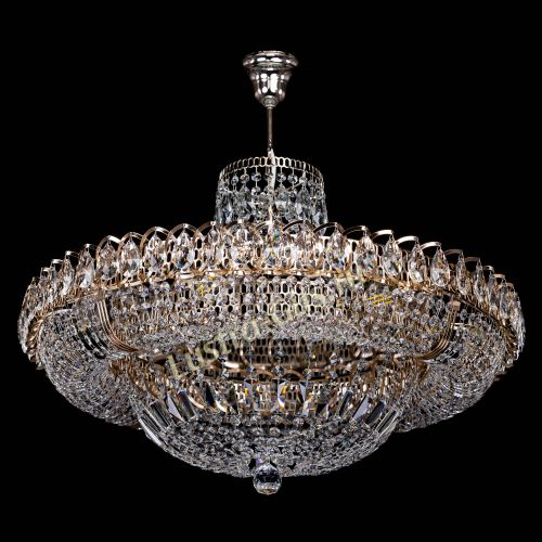 Люстра Кольцо Классика 6 ламп с подвесом в Сочи Гусь Хрустальный