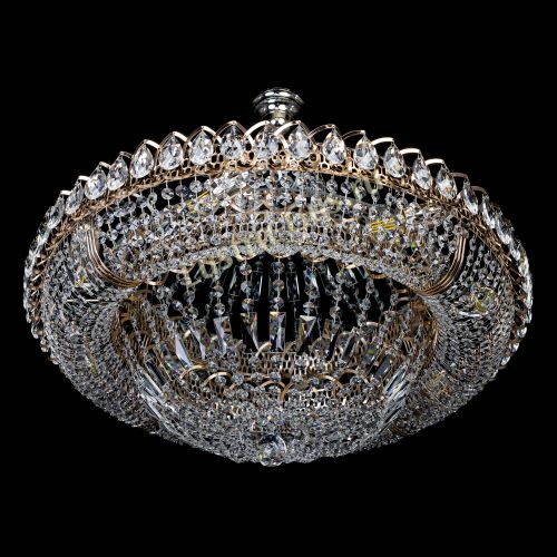 Люстра Кольцо Классика 6 ламп с подвесом в Сочи Гусь Хрустальный