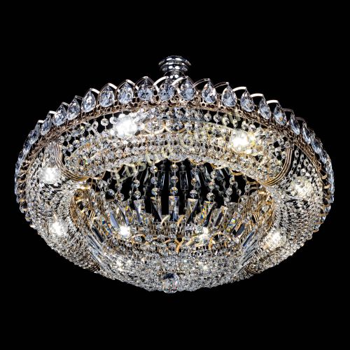 Люстра Кольцо Классика 6 ламп с подвесом в Сочи Гусь Хрустальный